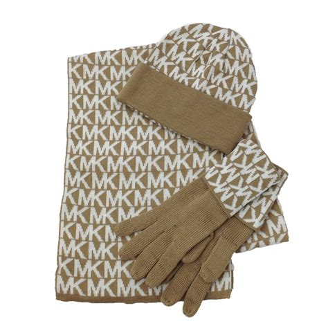 michael kors knitted hat|michael kors scarf women.